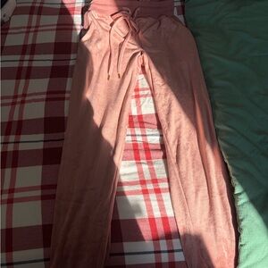 Felina Pink Velour hoodie & jogger set